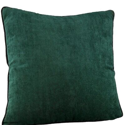 Coussin en tissu "Modesto" vert foncé VE 31386