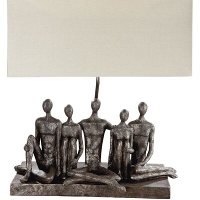 Lampada Poly "Group" grigio antico/oro 1393