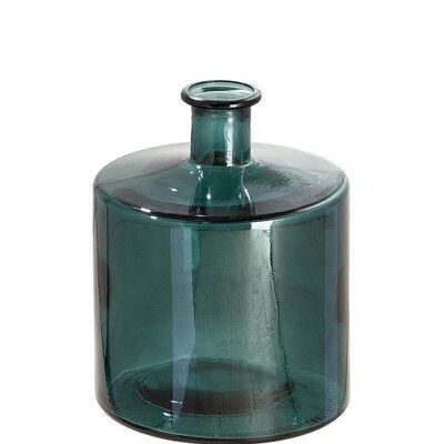Glass vase "Arturo" petrol VE 41431
