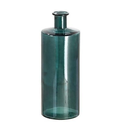 Glass floor vase "Arturo" petrol1432