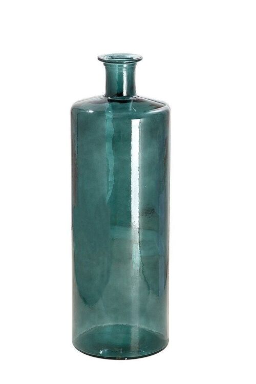 Glas Vase "Arturo" petrol VE 21433