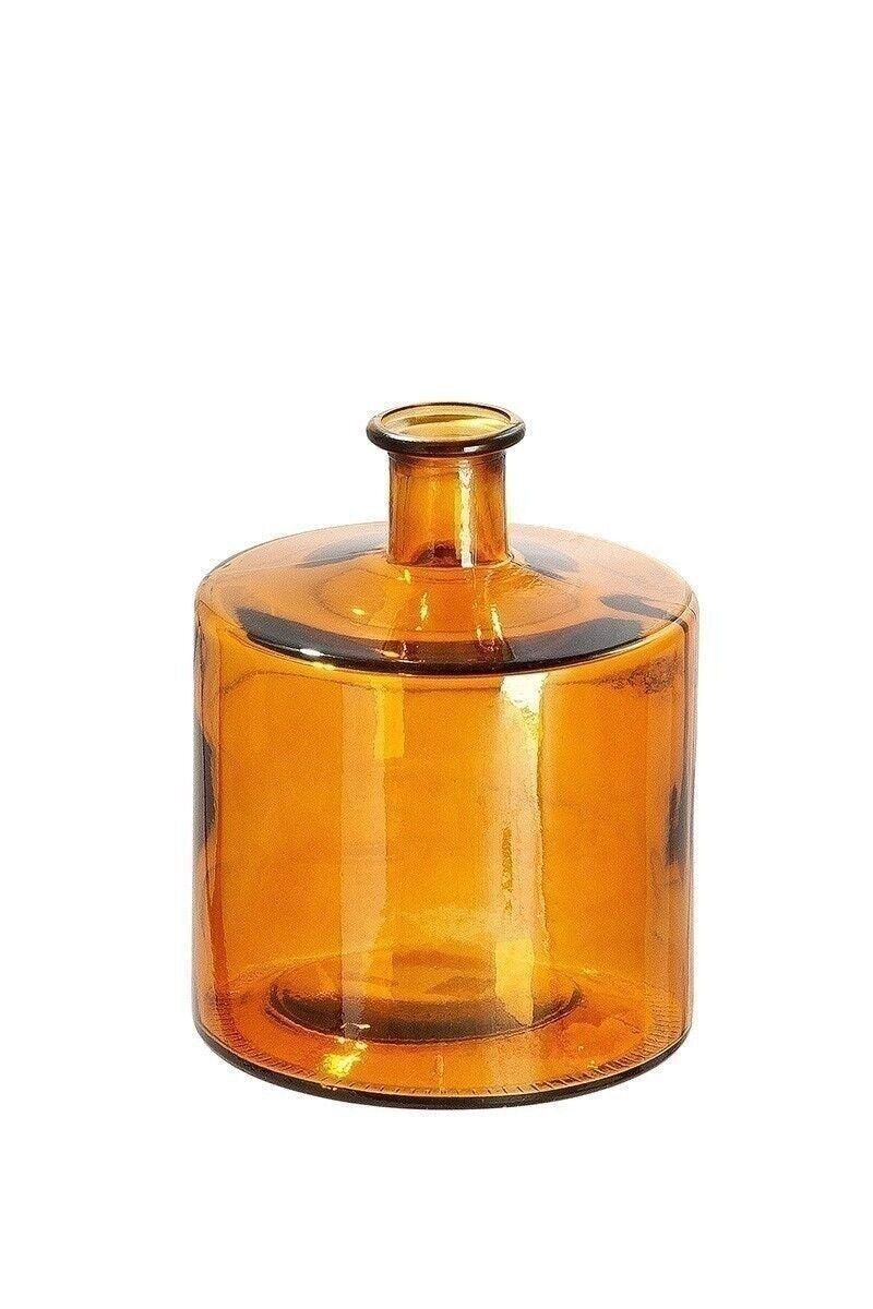 Glas Vase "Arturo" amber VE 41436