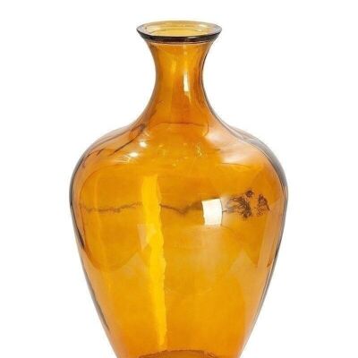 Glass floor vase "Arturo" amber 1439