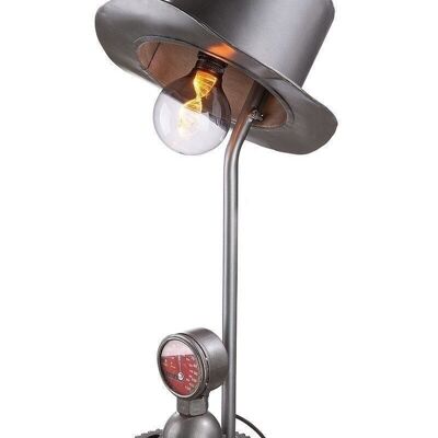 Lámpara de metal "Sombrero" plata 1462