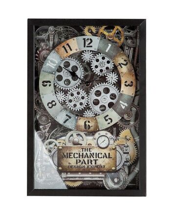 Horloge murale métal verre "Steampunk" 1469 1