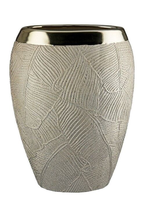 Keramik breite Vase "Cascade" VE 21474