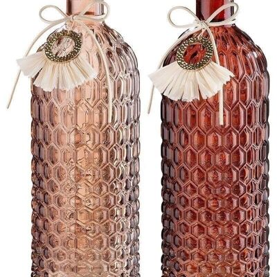 Glass bottle vase "Ibiza" VE 6 so1484