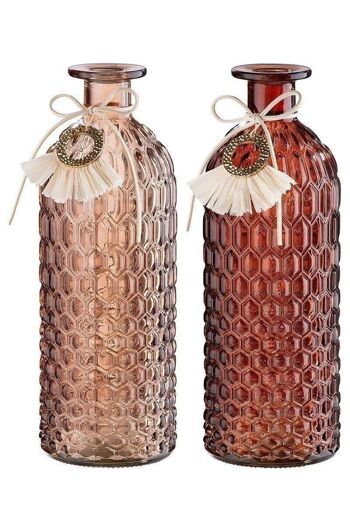Vase bouteille en verre "Ibiza" VE 6 so1484 1