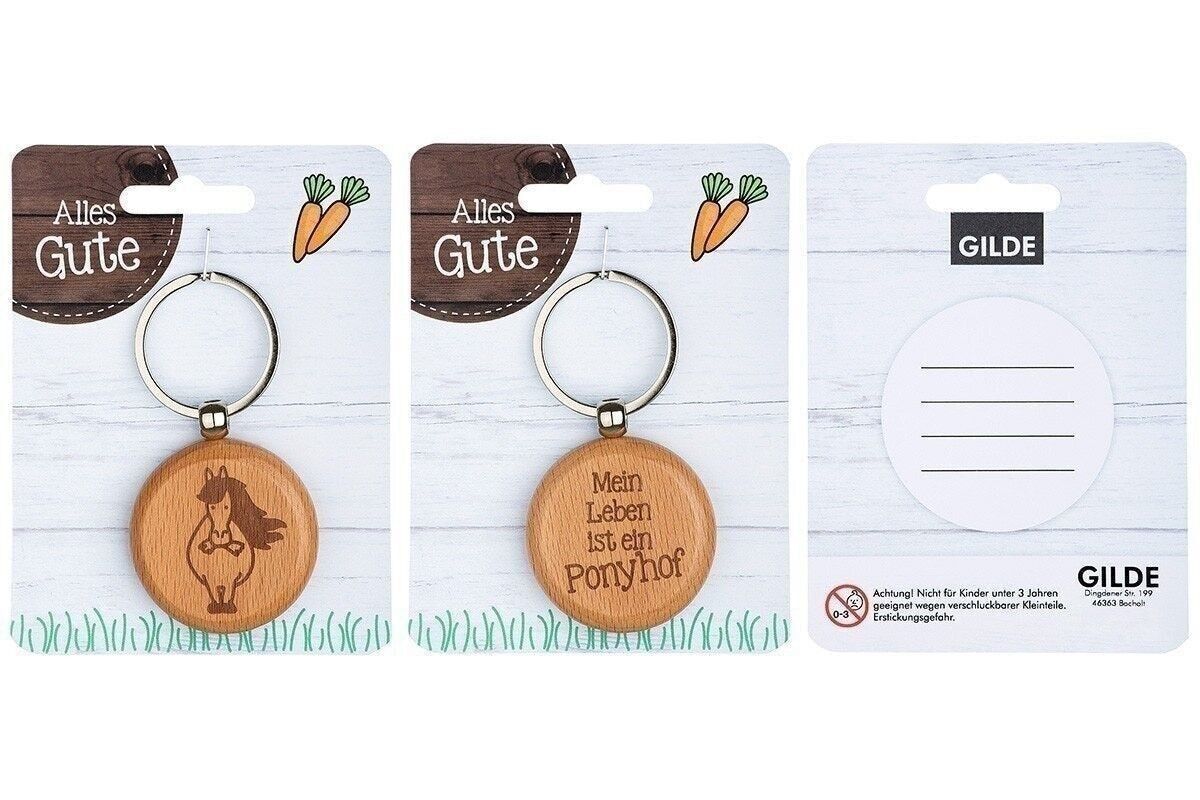 portachiavi in legno "Ponyhof" VE 121536