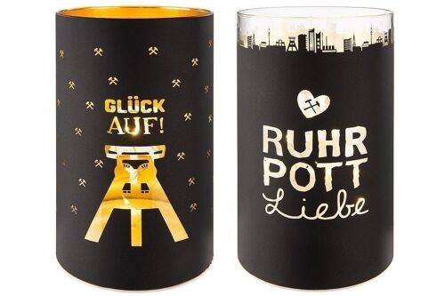 Glas LED-Leuchter "Ruhrpott" VE 4 so1539