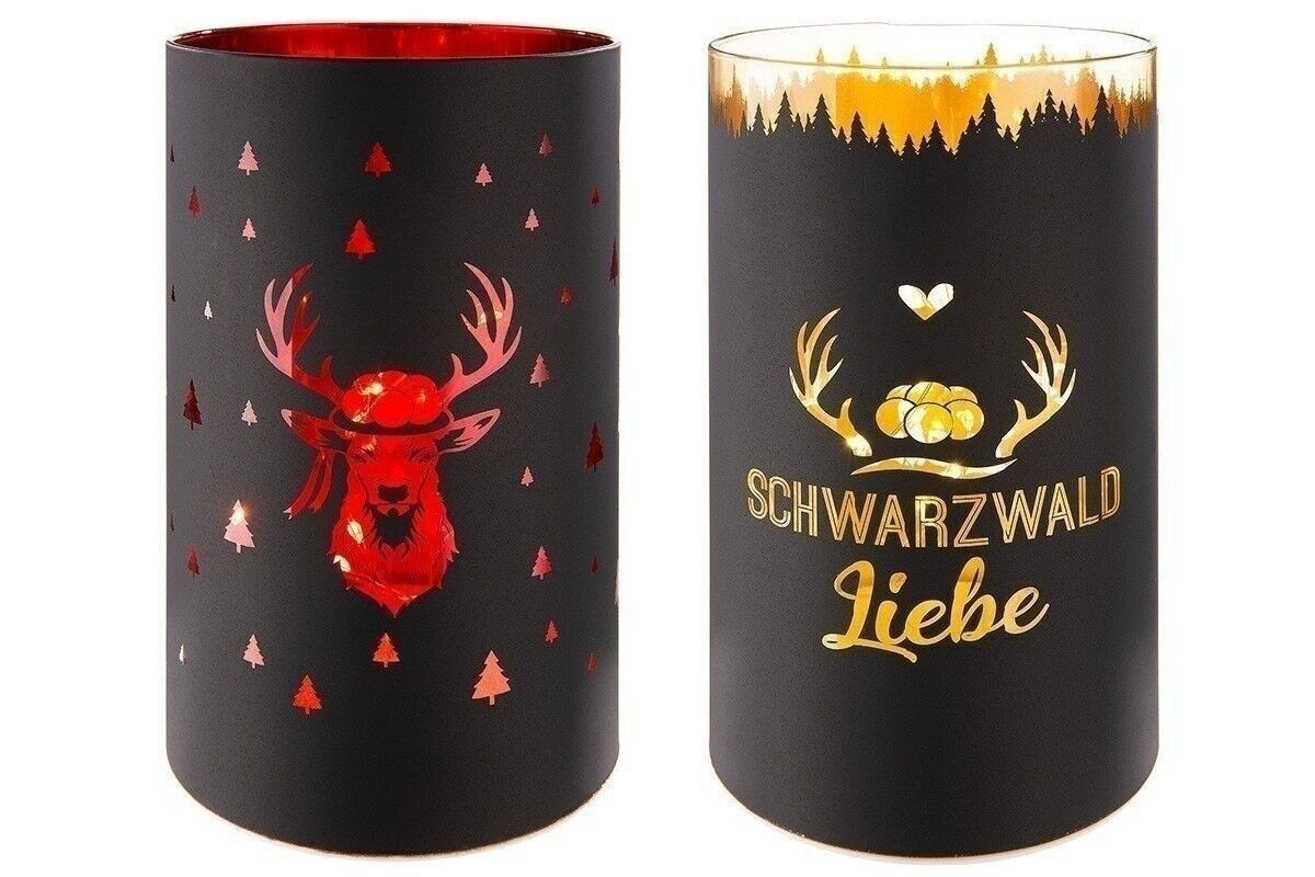 Glas LED-Leuchter "Schwarzwald" VE 4 so1541