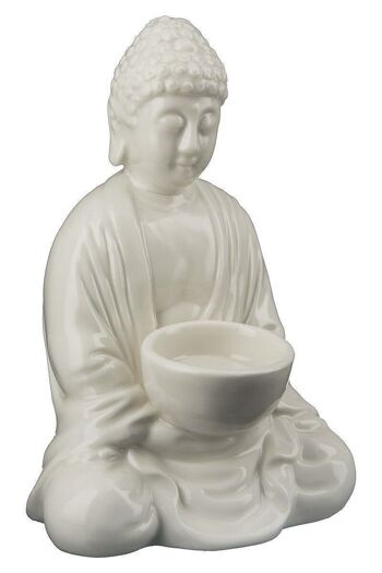 Photophore bouddha en porcelaine VE 61551 3