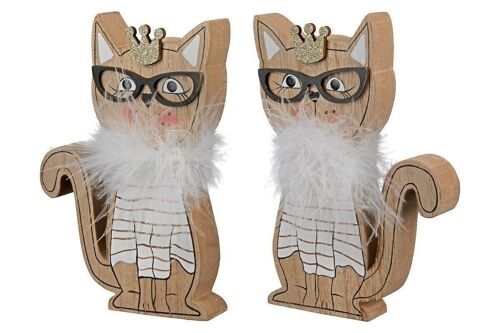 MDF Katze "Queen Jasmin" VE 16 so1592