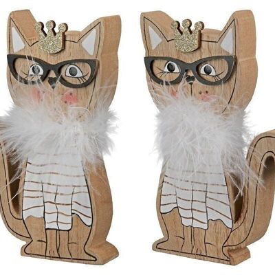 MDF Katze "Queen Jasmin" VE 16 so1592