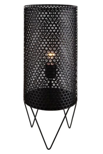 Lampe métal "Cage" noir mat1595 1