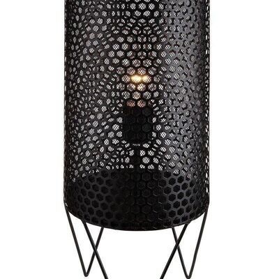 Metall Lampe "Cage" schwarz matt1595