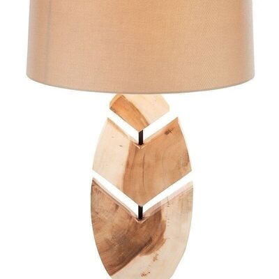 Wooden lamp "Wooden Feather" natural/ black1604