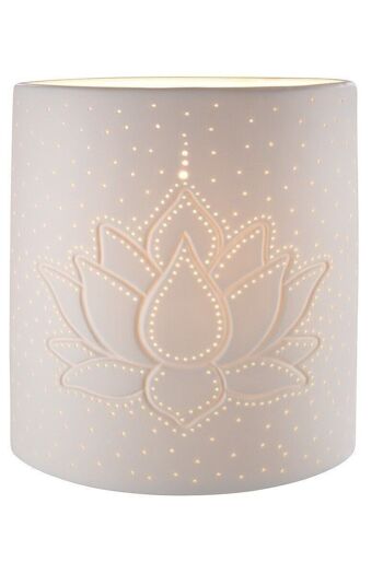 Lampe en porcelaine "Lotus" 1715 1