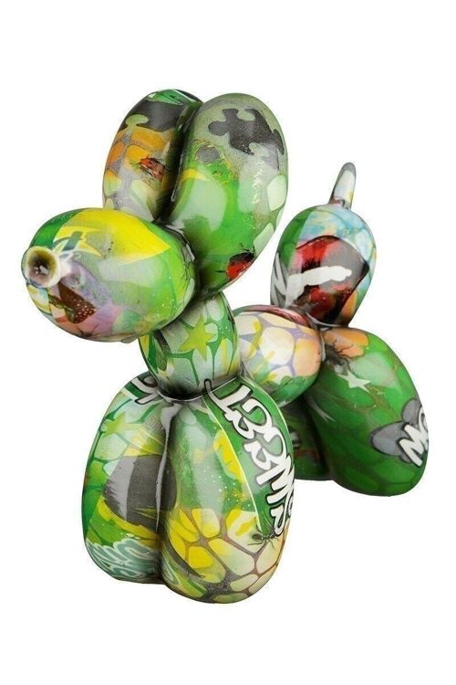Poly Ballon Hund Street Art VE 21744