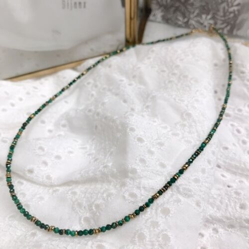 COLLIER EVEN Malachite