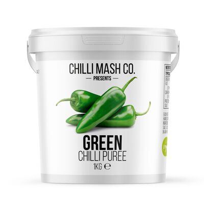 Grünes Chilipüree - 1kg - Chilli Mash Co.
