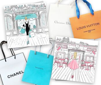 Shopping à Paris - Mon Amour Carte de vœux 2