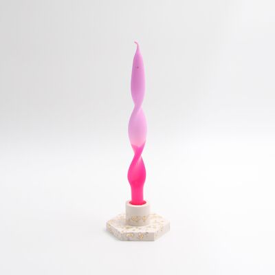 Candlestick off white Gold