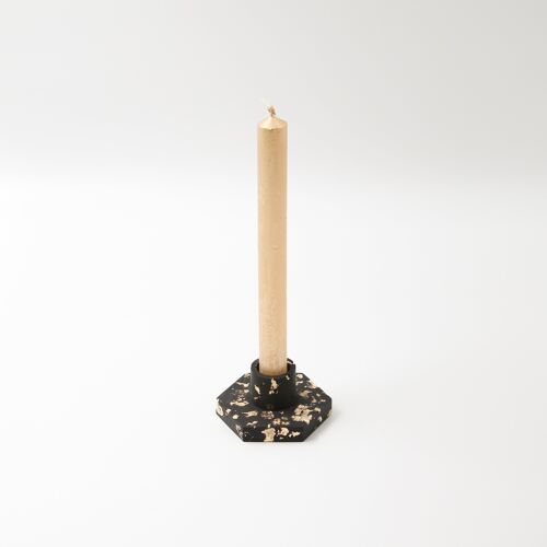 Candlestick Black Golden Goosh