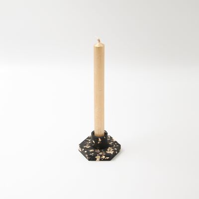 Candelabro Goosh Dorado Negro