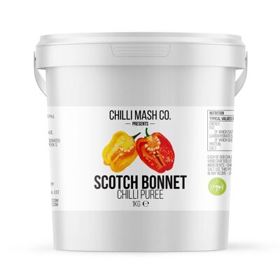 Scotch Bonnet Chilli Mash | Chilli Mash Company | Very Hot Chilli Puree/Paste