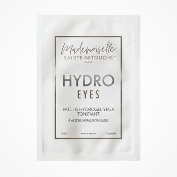 Patchs Hydrogel Yeux Tonifiant HYDRO EYES aux 4 acides hyaluronique 1