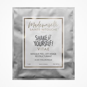 Masque Peel-Off Restructurant VITAE SHAKE IT YOURSELF à l'acide hyaluronique 1