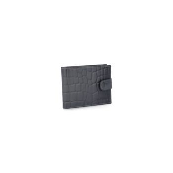 Portefeuille en cuir gris avec système antivol RFID (AC-OR-COCO-425-GRIS) 1