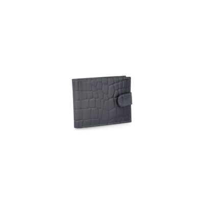 Gray leather wallet with RFID anti-theft system (AC-OR-COCO-425-GRIS)