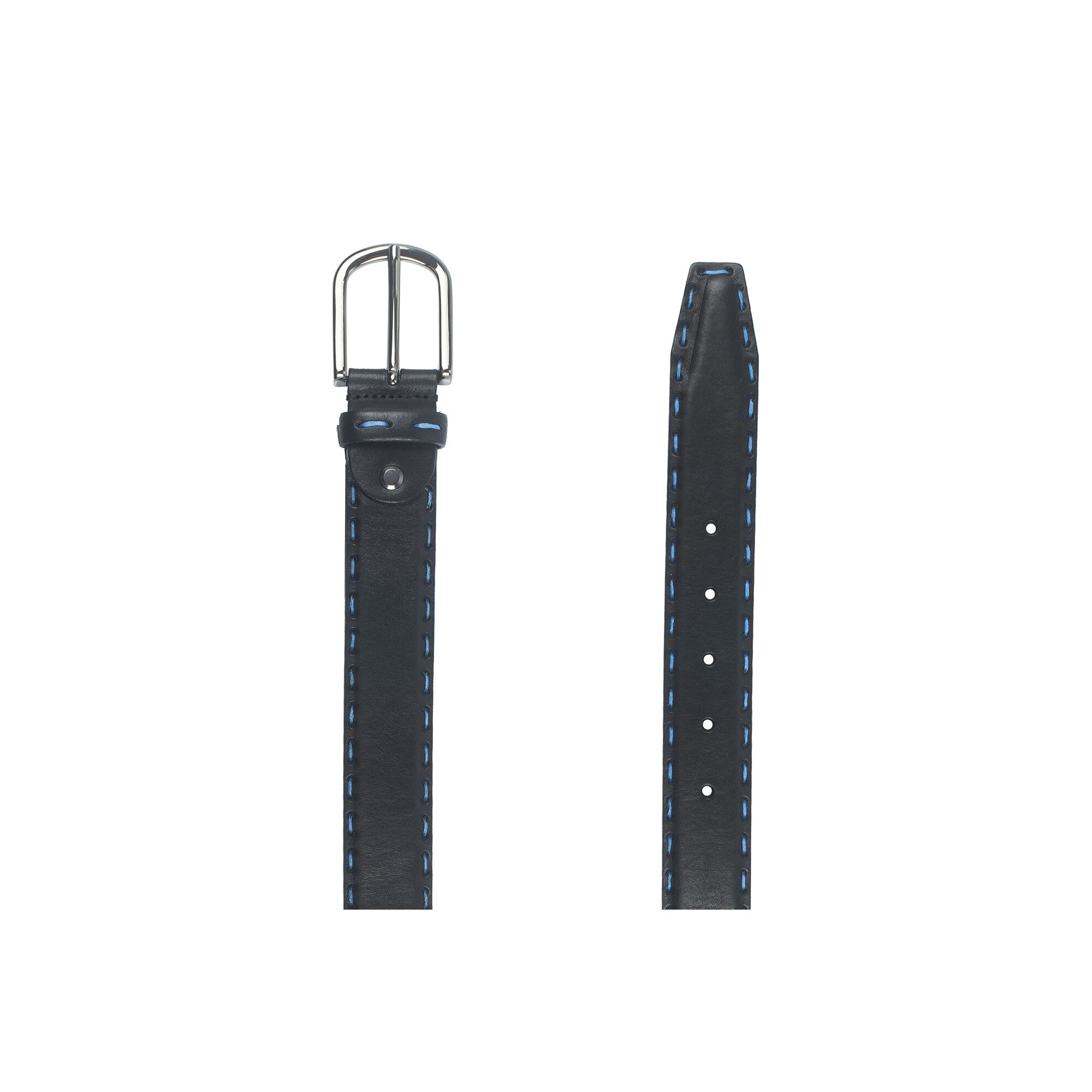 Buy wholesale Black hand-finished leather belt (B-CALITO-NEGRO)