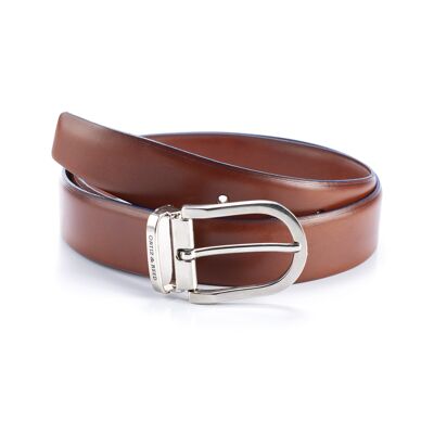 Leather belt hand-finished leather color (B-VARISA-CUERO)
