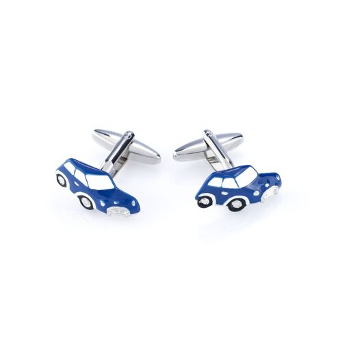 URIEL GENEQT - GE001 CUFFLINKS (Version A Blue-Red color)