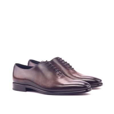 Patina Goodyear Welt de piel richelieus color brown (PAGODO-BROWN)