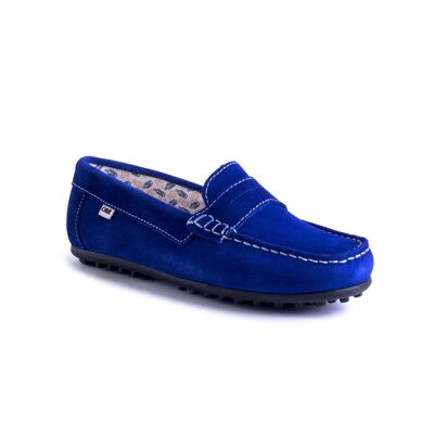 Boys suede loafers with electric eye mask (KD-SETTECENTO-ELECTRICO)