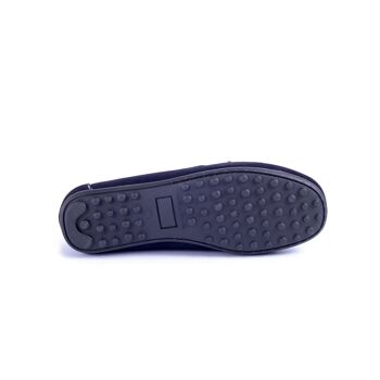 Mocassins pour garçon en daim avec lacets de couleur contrastée (KD-SIBON-AZUL-300) 5