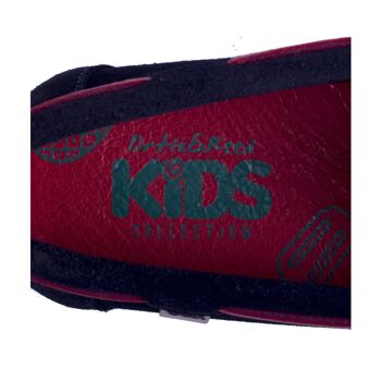 Mocassins pour garçon en daim avec lacets de couleur contrastée (KD-STEVEN-AZUL-R) 7