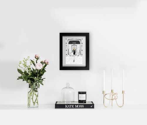 Shopping in Paris– Mon Couture Framed Print