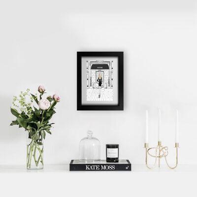 Shopping in Paris– Mon Couture Framed Print