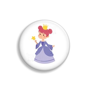 coffret de 8 badges sur le thème " princesse" 2