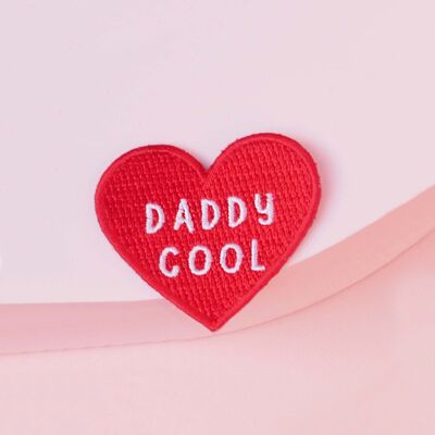 Daddy Cool iron-on patch - dad father's day gift idea
