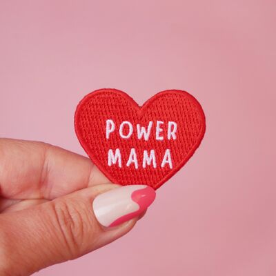 Patch thermocollant Power Mama - idée cadeau fête des mères mamans