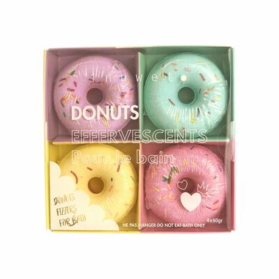 DONUTS coffret de bombe de bain - Bath fizzer DONUTS