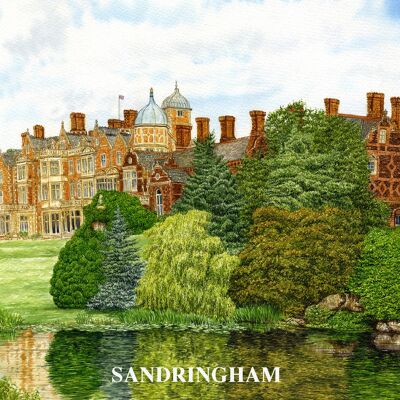 Sottobicchiere Sandringham. Norfolk