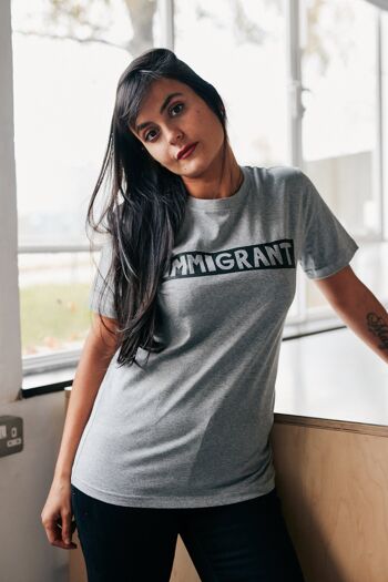 T-shirt Immigrant Gris Clair 1