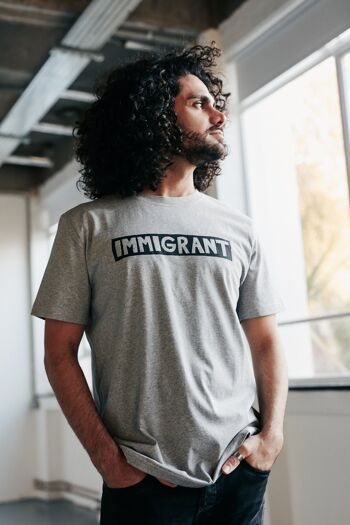 T-shirt Immigrant Gris Clair 2